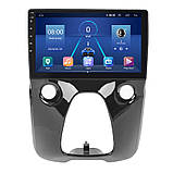 Al Штатна магнітола для Toyota Aygo II 2014-2018 екран 10" 6/128Gb 4G Wi-Fi GPS Top Android, фото 2