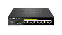 Комутатор D-Link DGS-1008P, 8xGE (4xGE PoE, 4xGE), 68W (DGS-1008P)