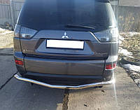 Задняя защита D125201 (нерж) для Mitsubishi Outlander 2006-2012 гг