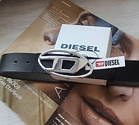 Женский кожаный ремень Diesel black высокое качество