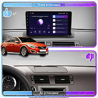 Al Штатна магнітола для Volvo C30 I Рестайлінг 2010-2013 екран 9" 4/64 Gb CarPlay 4G Wi-Fi GPS Prime Android