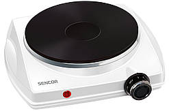 Плитка настільна Sencor електрична, комфорок - 1 на 1.5кВт, керування - мех., білий (SCP1503WH-EUE4)