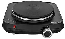 Плитка настільна Sencor електрична, комфорок - 1 на 1.5кВт, керування - мех., чорний (SCP1504BK-EUE4)