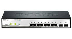 Комутатор D-Link DGS-1210-10 8xGE WebSmart (DGS-1210-10)