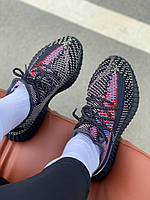 Adidas Yeezy Boost 350 V2 Holiday (Рефлективні шнурки) хорошее качество кроссовки и кеды хорошее качество