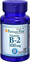 Витамин В-2 Puritan's Pride (Riboflavin) 100 мг 100 таблеток