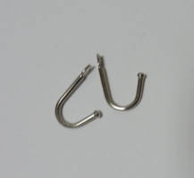 Гачок декоративний-23, колір срібло, 3,3х2,2см