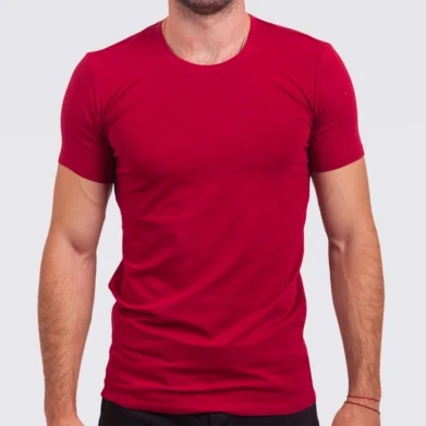 Мужская стрейчевая футболка Без рисунка - фото 3 - id-p2130774238
