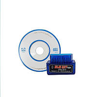 Автомобільний діагностичний сканер бездротовий (Bluetooth) Mini OBD2 ELM327 адаптер (v2.1)