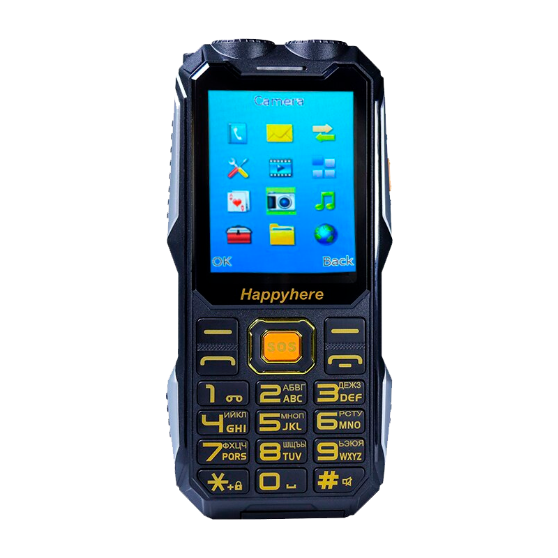 Мобільний телефон смартфон Tkexun Q8 (Happyhere Q8) black Limited Edition - екран 2,4'', 2 SIM, 2400 мАг, фото 1