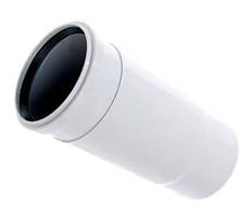 Патрубок каналізаційний Rehau Raupiano Plus, 110мм, компенсаційний, поліпропілен, білий (121594001)