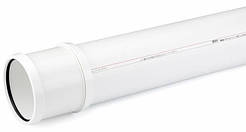 Труба каналізаційна Rehau Raupiano Plus, 40-250мм, поліпропілен, білий (123014006)