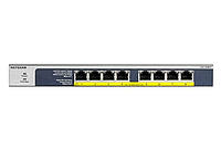 NETGEAR Комутатор GS108PP 8xGE PoE+ (123Вт), FlexPoE, некерований (GS108PP-100EUS)