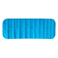 Коврик в ванную комнату на присосках MGZ-0901(Blue) 35х95 см kr
