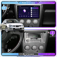 Lb Штатная магнитола для Subaru Impreza II Рестайлинг 2 2005-2007 экран 9" 2/32Gb 4G Wi-Fi GPS Top Android