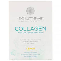Коллаген пептиды вкус лимона Solumeve (Collagen Peptides) 30 пакетиков по 5,15 г