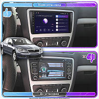 Lb Штатная магнитола для Skoda Octavia II (A5) ver 2 2004-2013 экран 9" 2/32Gb CarPlay 4G Wi-Fi GPS Prime