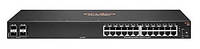 HPE Комутатор HPE Aruba 6100 24G 4SFP+ Switch, 24xGE, 4xGE, 4x10GE SFP Ports, LT Warranty (JL678A)