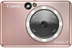 Canon Портативна камера-принтер ZOEMINI S2 ZV223 Rose Gold (4519C006)