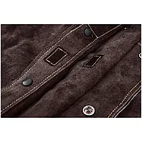 Зварювальна куртка Stamos розмір M, волов'яна шкіра, вогне- та термостійка, захист EN ISO 11611:2007, для MMA/MIG/MAG/TIG