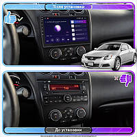 Al Штатна магнітола для Nissan Altima IV (L32) Manual AC 2006-2009 екран 9" 4/64Gb CarPlay 4G Wi-Fi GPS