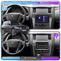 Lb Штатная магнитола для Nissan Patrol VI (Y62) ver 2 2010-2020 экран 10" 6/128Gb 4G Wi-Fi GPS Top Android