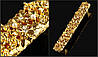 Ручка-скоба Exclusive з кристалами MONE GOLD 6806-96KRG золото 96 мм, фото 8