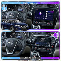 Al Штатная магнитола для Nissan Maxima VIII (A36) Рестайлинг 2018-н.в. экран 10" 2/32Gb CarPlay 4G Wi-Fi GPS