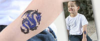 Татуировка для детей с блеском Shimmer Glitter Tattoos! Улучшенный