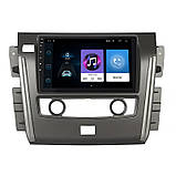 Al Штатна магнітола для Nissan Patrol VI (Y62) ver 2 2010-2020 екран 10" 1/16Gb Wi-Fi GPS Base Android, фото 2