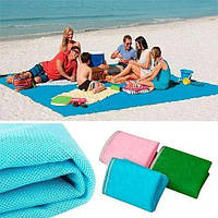 Пляжный коврик 200×200 - подстилка Антипесок Sand-free Mat пляжное покрывало анти-песок! Улучшенный