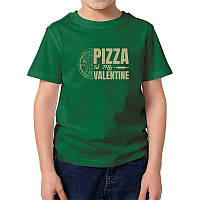 Футболка дитяча JHK "Pizza in my Valentine" 12-14 р. Зелений