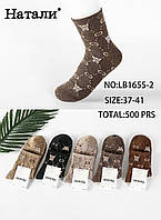 Носки женские хлопковые "Натали" размер 37-41 Микс (от 10 пар)