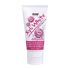 Зубна паста для дітей NOW Xyli White kids toothpaste gel (85 г) orange splash