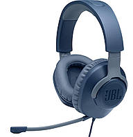 Ігрова гарнітура JBL Quantum 100 Blue (JBLQUANTUM100BLU)