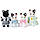 Набір Sylvanian Families  Tuxedo Cat Family 5181 Сім'я чорно-білих котів, фото 3