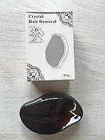 Кристалічний епілятор для видалення волосся, Чорний Багаторазовий ручний депілятор Кристал для видалення волосся
