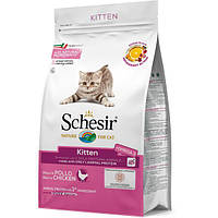 Schesir Cat Kitten 1.5 кг шезир курка сухий монопротеїновий корм для кошенят
