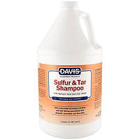 Шампунь Davis Sulfur & Tar Shampoo девис сульфур тар с серой и дегтем для собак 3,8 л