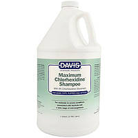 Шампунь Davis Maximum Chlorhexidine Shampoo с 4% хлоргексидином для собак и котов заболеваниями кожи 3,8 л
