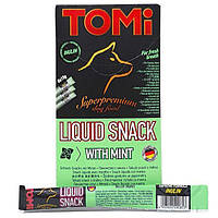 TOMi Liquid Snack Mint&Inulin ТОМИ МЯТА С ИНУЛИНОМ жидкое лакомство для собак