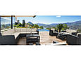 Диван кутовий пластиковий MONACO LOUNGE CORNER, Siesta Exclusive, коричневий с подушками, фото 8