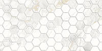 Плитка для стін Golden Tile Sentimento Hexagon 300х600 мм біла Сортна (SN0153) (1,44 м2)