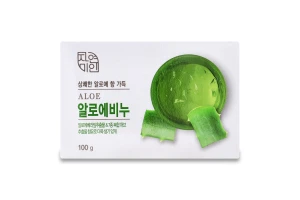 Косметичне мило з алое Mukunghwa Aloe beauty soap тонізувальне та протизапальне мило з алое 100 г