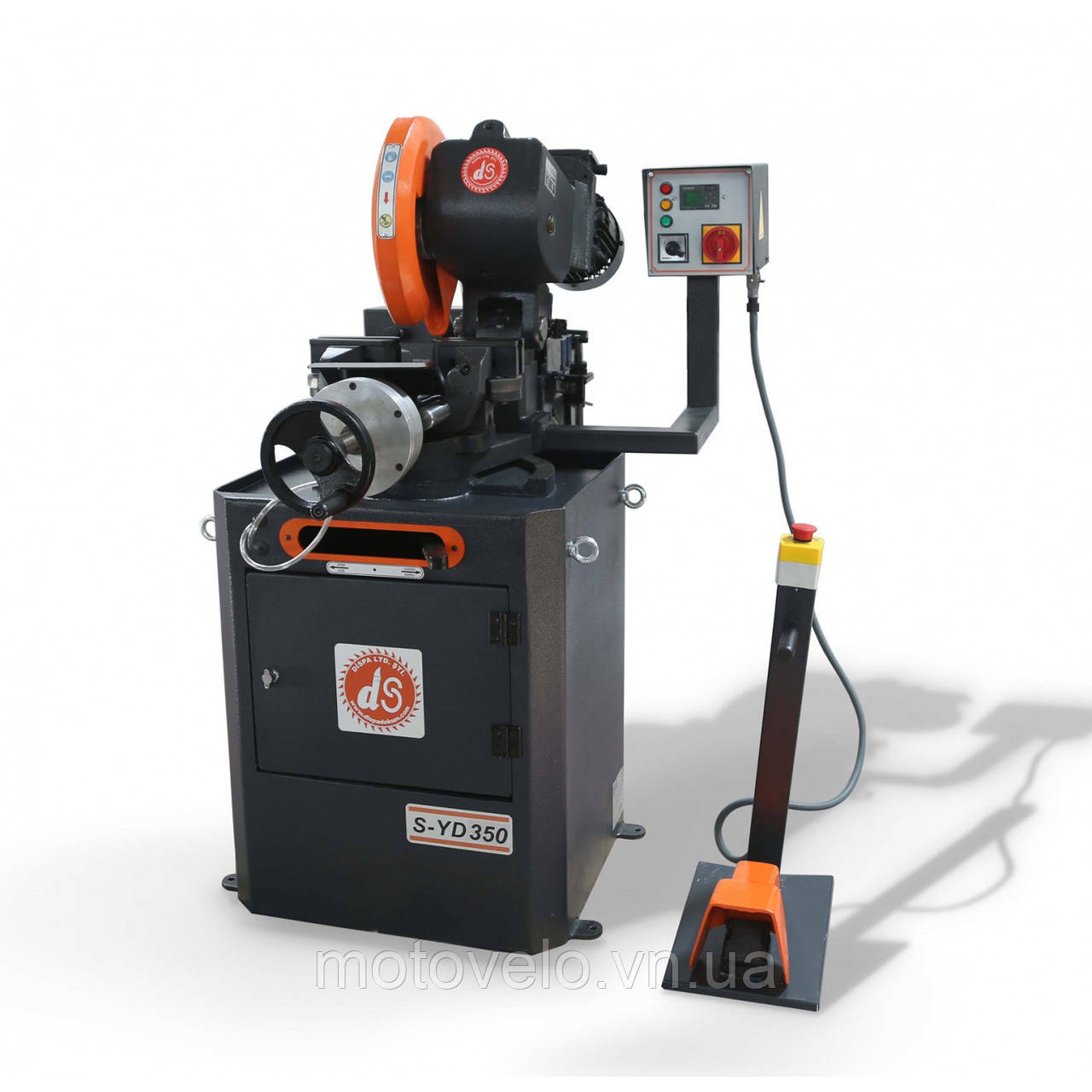 Напівавтоматична дискова пила з подвійним пневмозатиском Dispa Makina S-YD350, фото 1