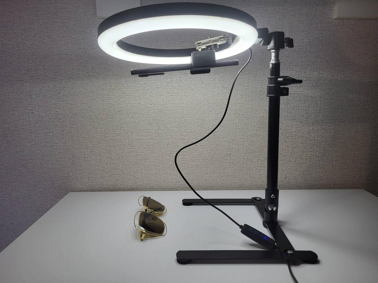 Кольцевая лампа LED Ring Light 26 см с штативом и креплением для телефона , 3 режима свечения