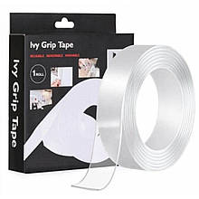 Багаторазова кріпильна стрічка Ivy Grip Tape (довжина 3 м, ширина 30 мм, товщина 2 мм) (200)