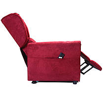 Крісло підйомне з двома моторами, BERGERE (червоного кольору), фото 2