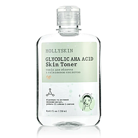 HollySkin Glycolic AHA Acid Skin Toner Тонік для обличчя, 250 мл