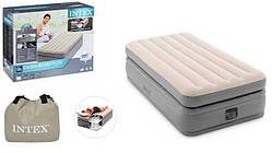 Intex Велюр матрац 64162 NP (2) 99х191х51 см, вбудований електронасос, односпальний